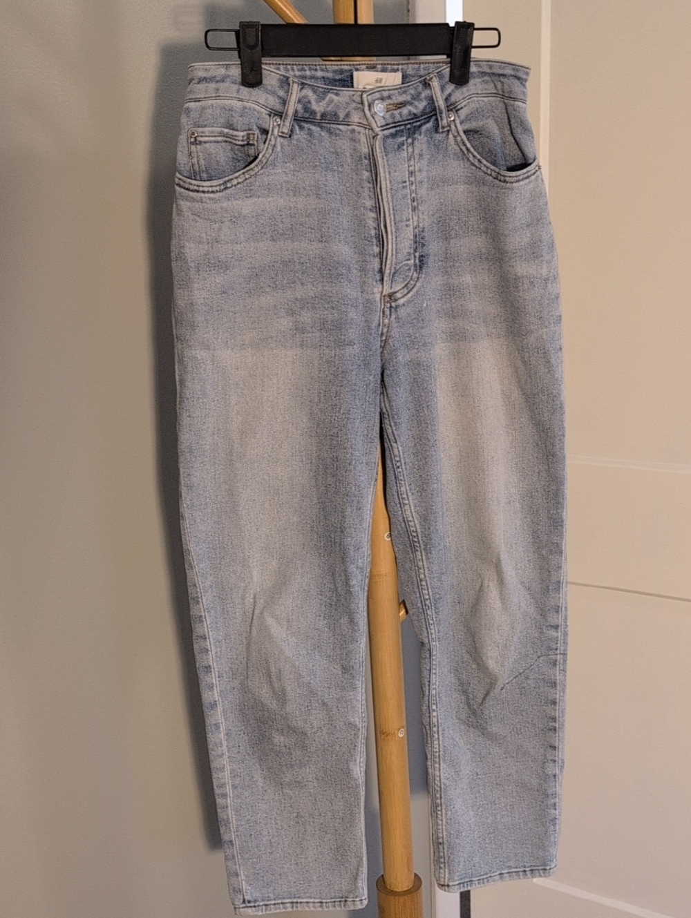 H&M Light Wash Denim Jeans - Faded Blue